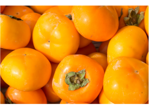 大田市場に入荷する柿